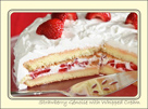 Strawberry Génoise with Whipped Cream