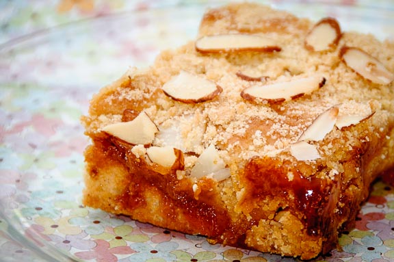 Apricot Almond Coffee Cake