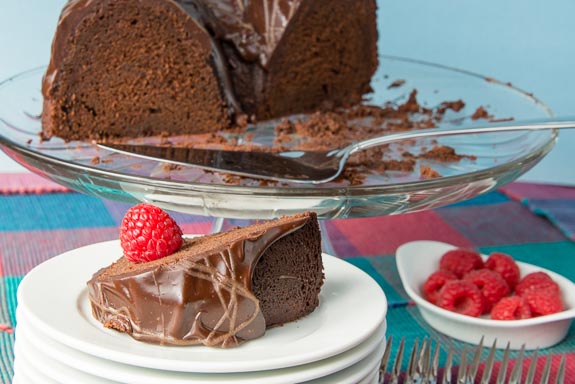 Chocolate Sour Cream Bundt Cake