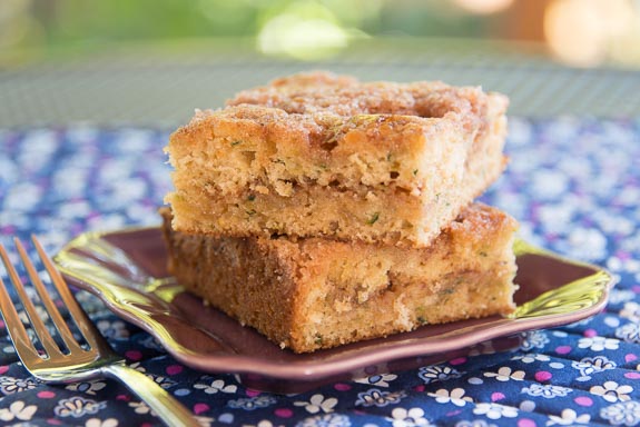 Cinnamon Sugar Zucchini Coffee Cake