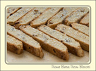 Peanut Butter Pecan Biscotti