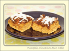 Pumpkin Cinnamon Bun Cake