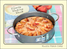 Rustic Peach Cake